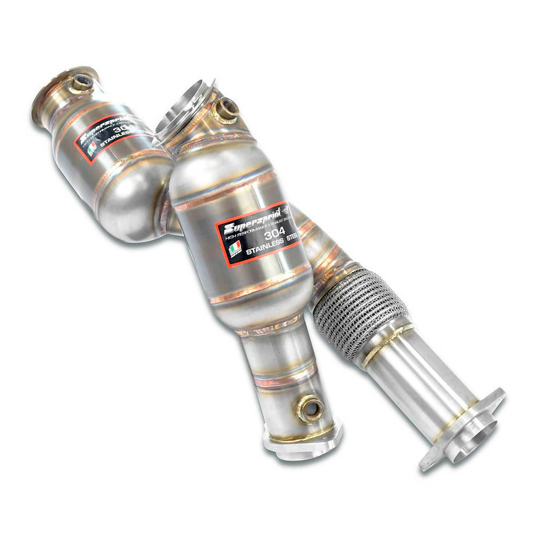 Supersprint Downpipe + metallic catalytic right - left - 527621