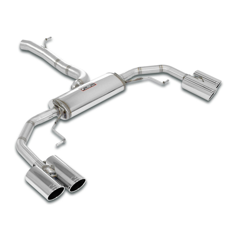 Supersprint Connecting pipe + rear exhaust Right OO90 - Left OO90 - 528026