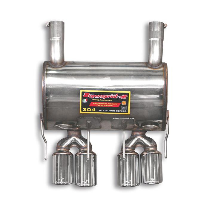 Supersprint "Sport" rear muffler Right OO100 - Left OO100 - 530624