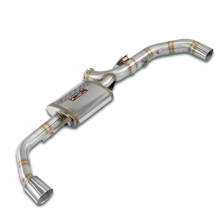 Supersprint Dual Sound rear muffler right, with valve - 724194.