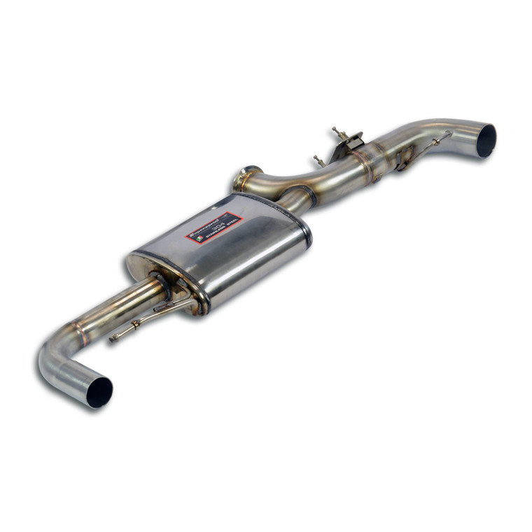 Supersprint Dual Sound rear muffler right, with flap - 724154