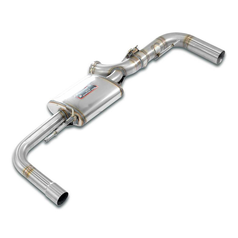 Supersprint Dual Sound rear muffler right, with flap - 724174