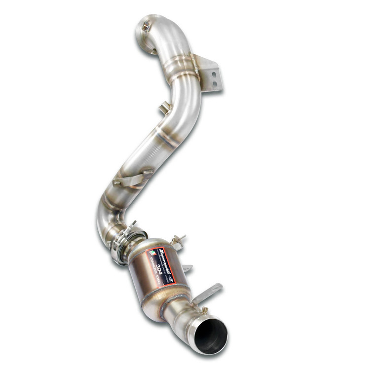 Supersprint Downpipe Left + Metallic catalytic 100CPSI WRCDeletes the primary catalytic - 725481