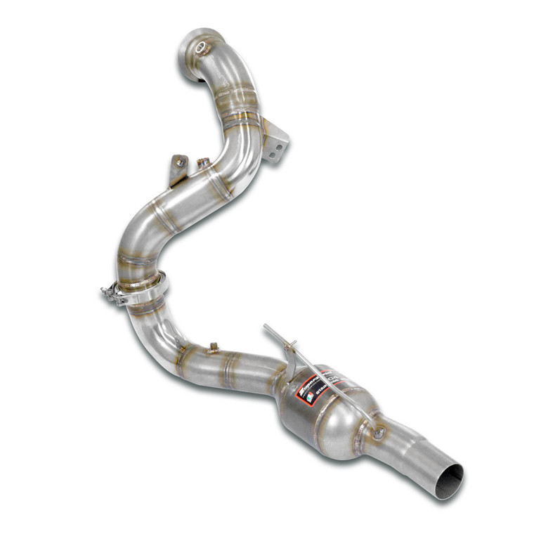 Supersprint Downpipe Left + Metallic catalytic converter(Replaces pre-catalytic converter) - 724981