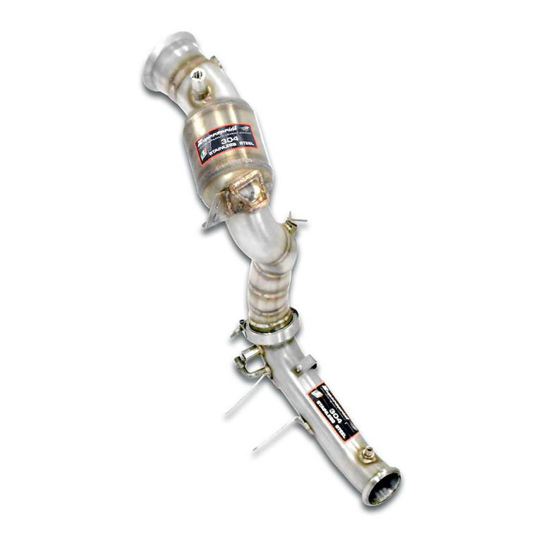 Supersprint Downpipe Right + Metallic pre-catalytic converter(Replaces 2°catalytic converter + GPF)With bungs for the pressure sensor / EGT - 725321