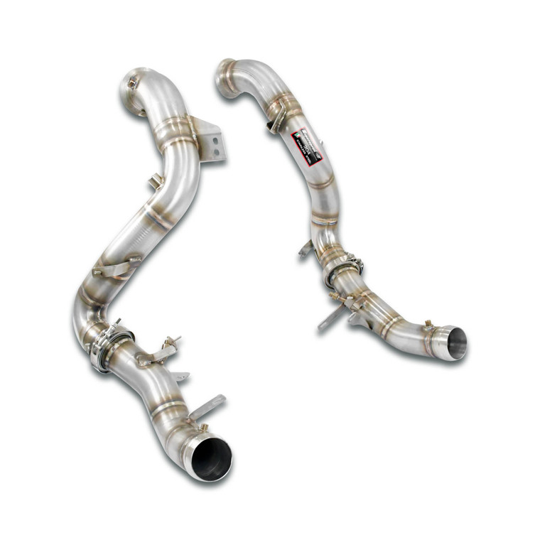 Supersprint Downpipe kit Right + Left(Deletes the primary and the secondary catalytics + GPF) - 725411.