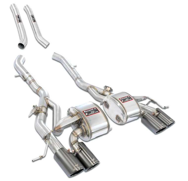 Supersprint Rear Muffler Touring PackageDeleting - mid resonator - 746050