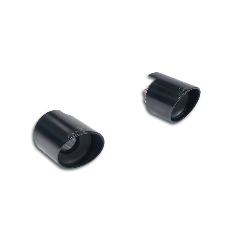 Supersprint Endpipe kit Right O 120 - Left O 120 "Gun Metal Grey" - 757024