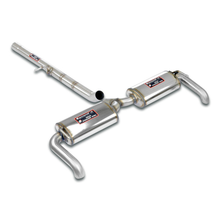 Supersprint Rear exhaust "Stealth" right - left - 757054