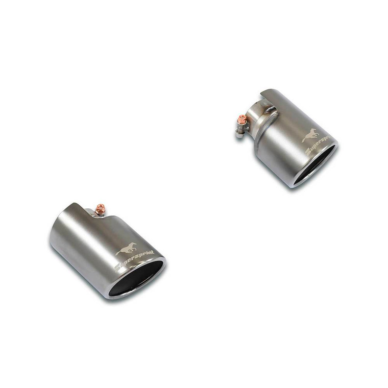 Supersprint Endpipe kit Right O100 - Left O100 "Gun Metal Grey" - 756674