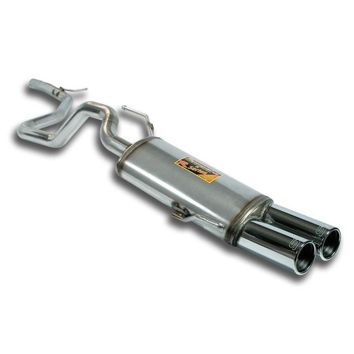 Supersprint Rear exhaust OO76 + connecting pipe Inox 409 - 756006.