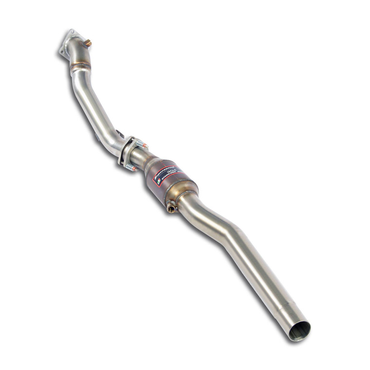 Supersprint Left pipe Kit for turbo charger with  Metallic catalytic converter - 762541