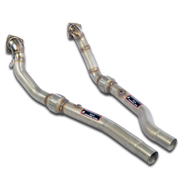 Supersprint Right & Left Turbo downpipe kit(Eliminates the primary and the secondary catalytics) - 764311