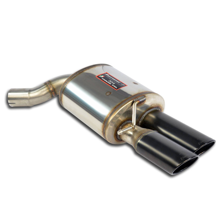 Supersprint Rear exhaust Right 100x75 "Gun Metal Grey" - 769607