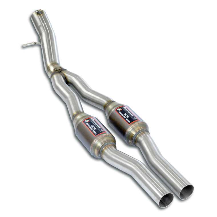 Supersprint Front pipes kit with metallic catalytic converter right - left - 772732