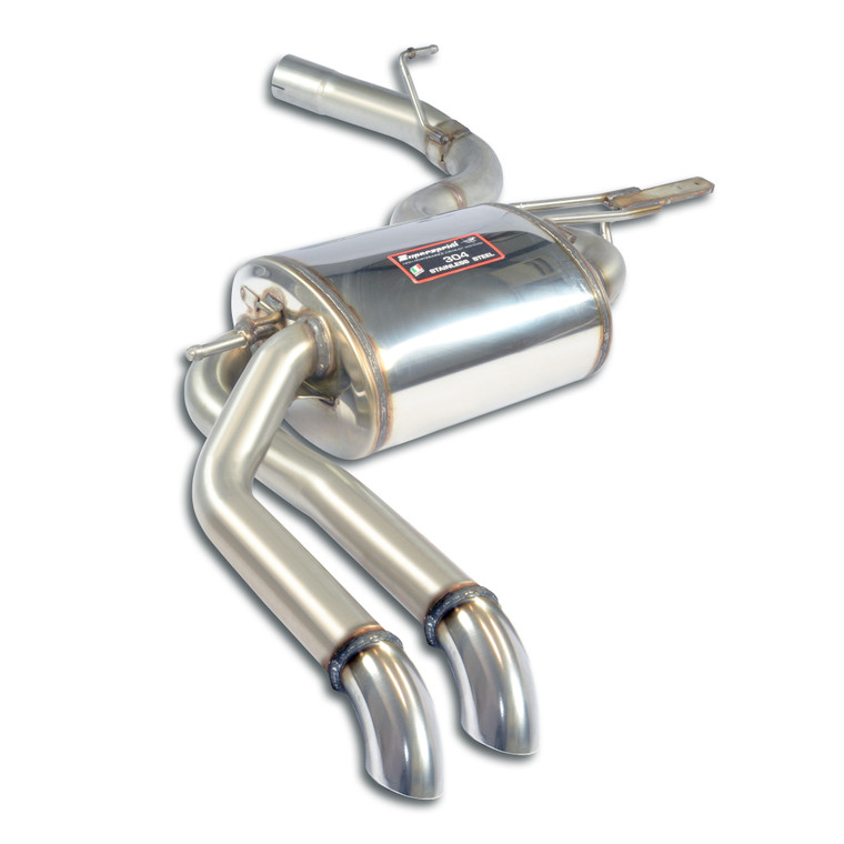 Supersprint Rear exhaust "Stealth"(For OEM diffuser) - 772004