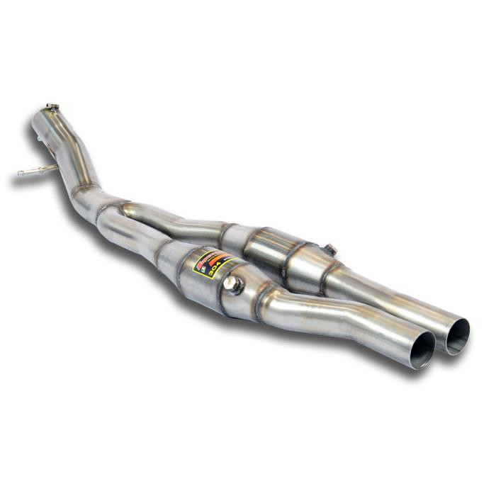Supersprint Front pipes kit with metallic catalytic converter right - left - 775632