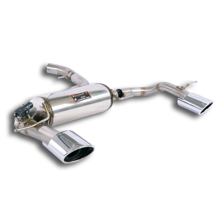 Supersprint Rear exhaust Right - Left 150x105 with valve - 775805