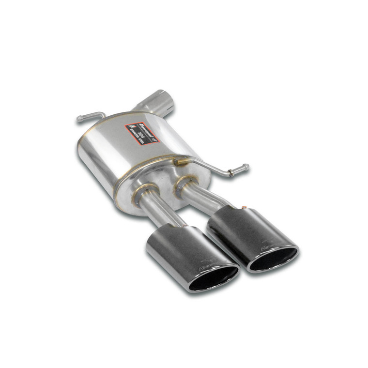 Supersprint Rear exhaust Left 120x80 BLACK - 778837