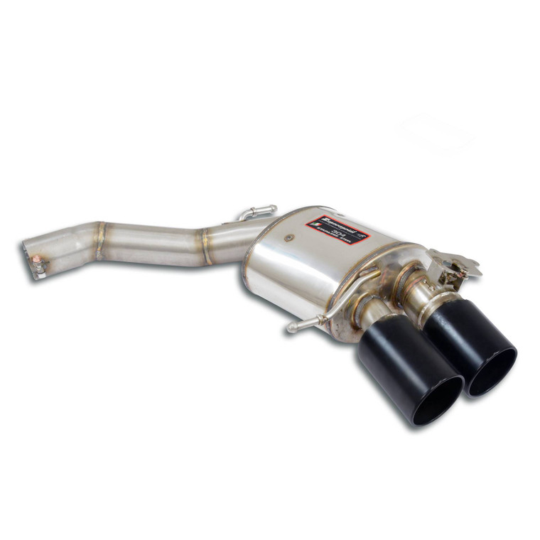 Supersprint Rear exhaust Right 100x75 "Gun Metal Grey" - 779007