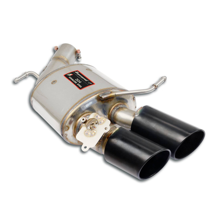 Supersprint Rear exhaust Left 100x75 "Gun Metal Grey" - 779037