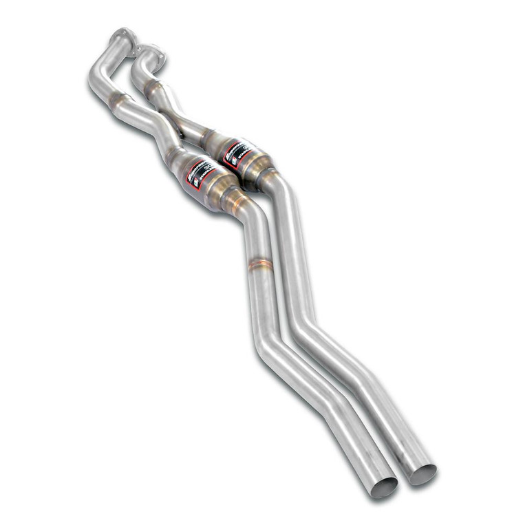 Supersprint Front Metallic catalytic converter right - left + "X-Pipe" - 782232