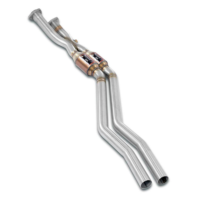 Supersprint Front Metallic catalytic converter right - left + "X-Pipe" - 782032