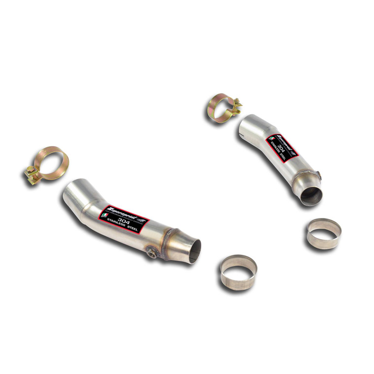 Supersprint Connecting pipes kit.(For OEM kat). - 785911
