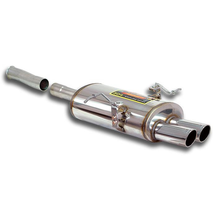Supersprint Rear exhaust OO80Weld on connection to OEM center exhaust - 787226