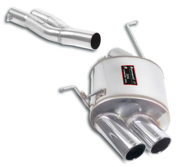 Supersprint Connecting pipe + rear exhaust OO 80 "Power Loop" - 787706.
