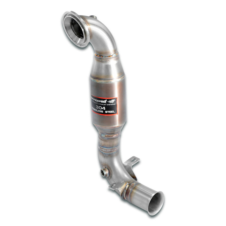 Supersprint Downpipe with Metallic catalytic 100CPSIWith sensor bungs - 807141