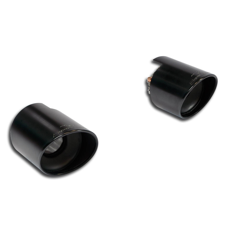 Supersprint Endpipe kit Right - Left "Gun Metal Grey" O 120 - 817344