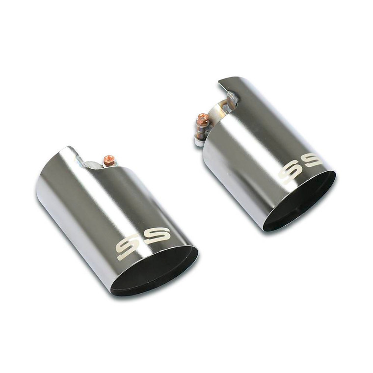 Supersprint Endpipe kit "Race-Gun Metal Grey" Right O100 - Left O100 - 816074