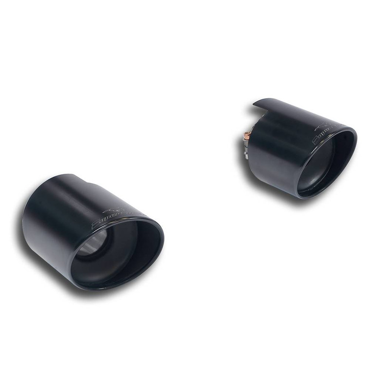 Supersprint Endpipe kit Right - Left "Gun Metal Grey" O 120 - 826444