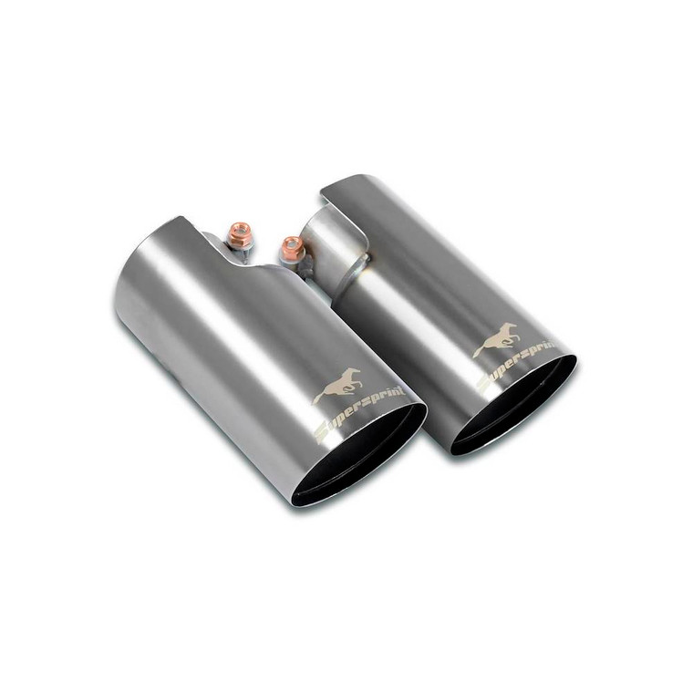 Supersprint Endpipes kit Right - Left "Racing-Gun Metal Grey" O90 - 831846