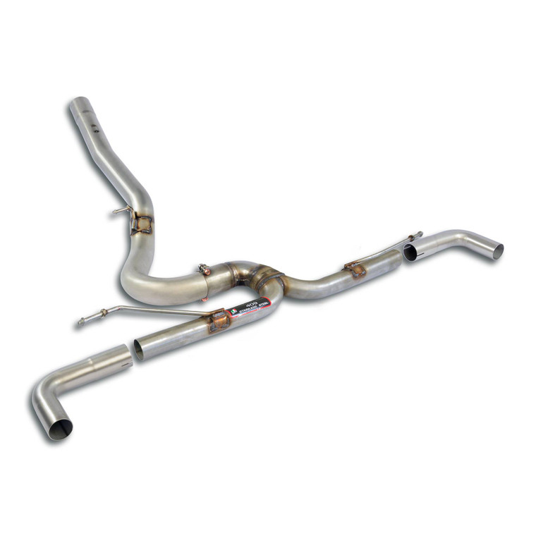 Supersprint Rear pipe "Y-Pipe" Right - Left(Muffler delete) - 833114