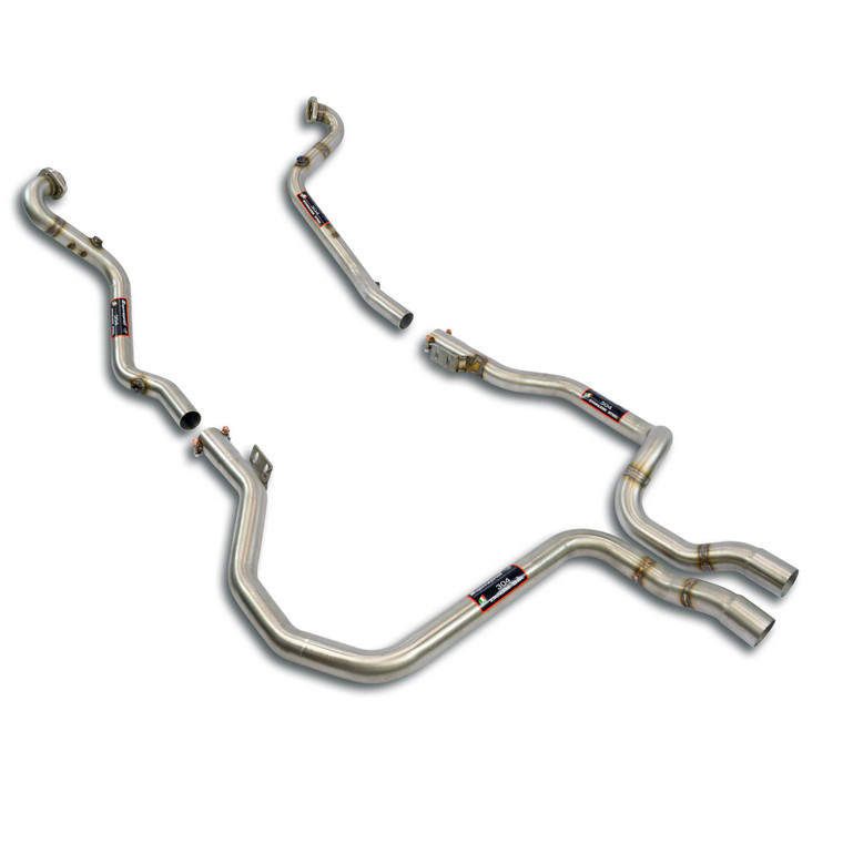 Supersprint Downpipe kit Right + Left(Deletes the primary and the secondary catalytics) - 843012