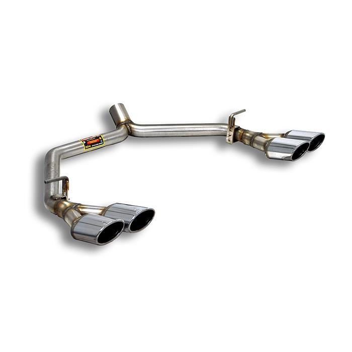 Supersprint Tailpipes kit Right + Left 4 exit 120 x 80 - 843027.