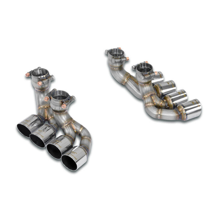 Supersprint Quad endpipe kit right & left OOOO 70mm - 849914