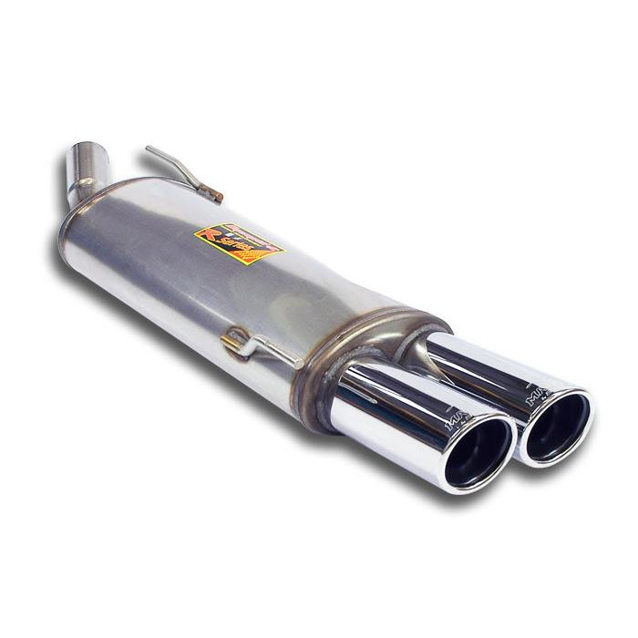 Supersprint Rear exhaust OO80 STEEL 409 - 885736