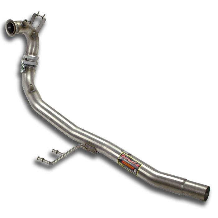 Supersprint Turbo downpipe kit (Replace diesel-sooth filter)With bungs for the pressure fittings and O² sensor - 888611