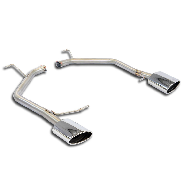 Supersprint Rear pipes Right 145x95 - Left 145x95(Muffler delete) - 916315