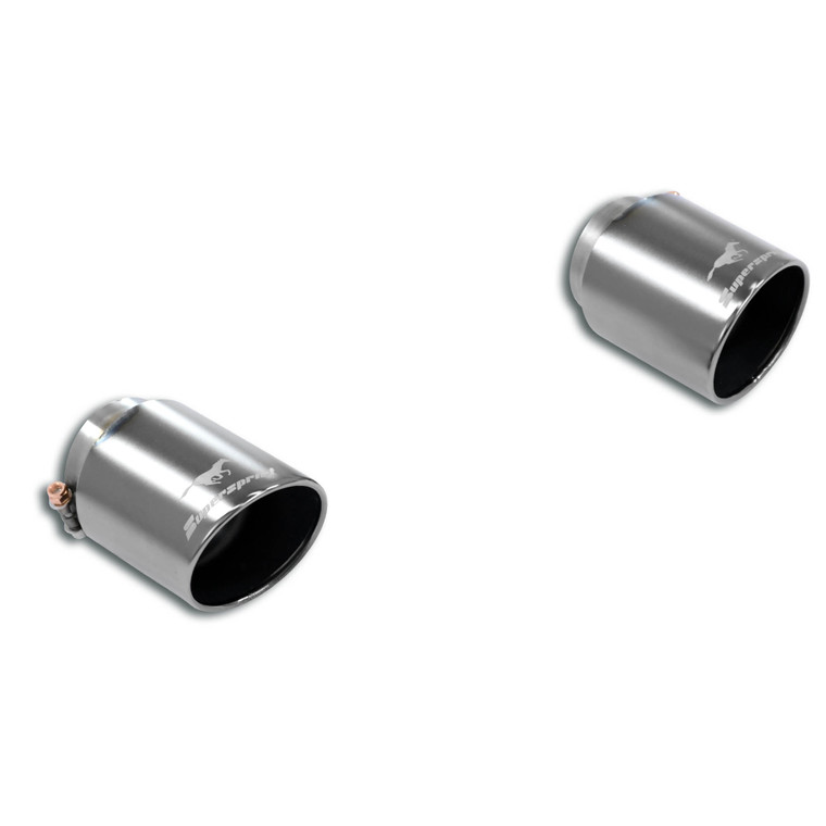 Supersprint Endpipe kit Right O100 - Left O100 "Gun Metal Grey" - 919046