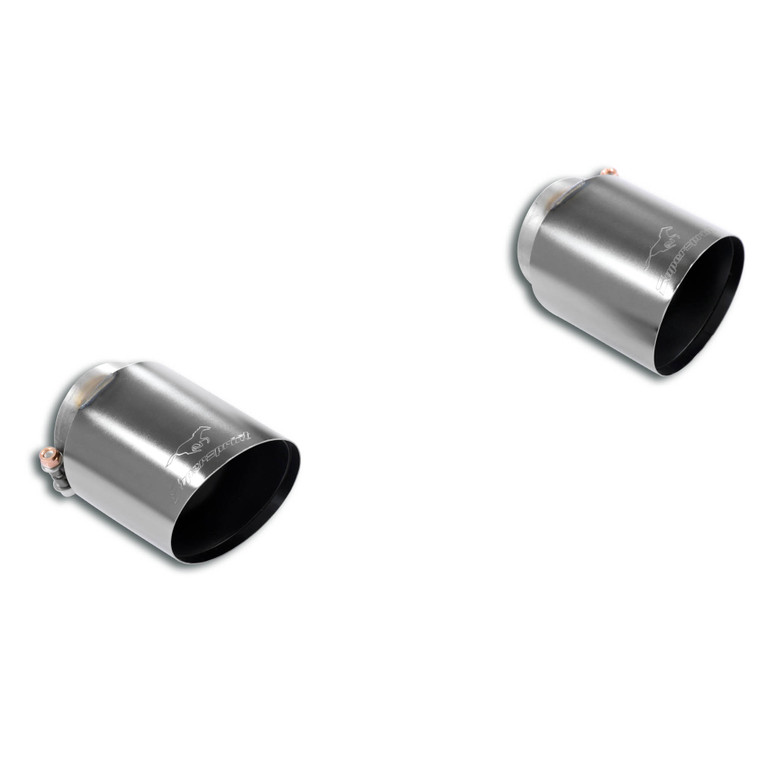 Supersprint Endpipe kit "Race-Gun Metal Grey" Right O100 - Left O100 - 919076
