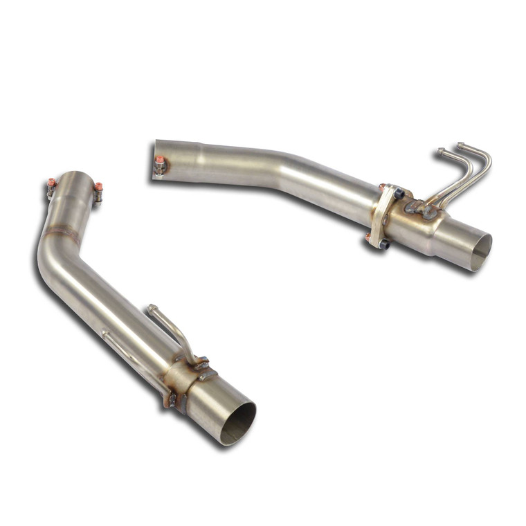 Supersprint Exit pipes kit Right - Left  For electric valve - 925844