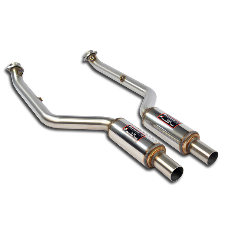 Supersprint Front pipes kit  + silencers(Replaces catalytic converter) - 981902