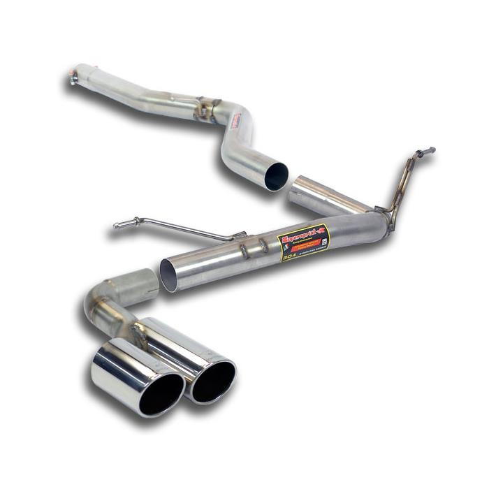 Supersprint Connecting pipe + rear pipe OO80(Muffler delete) - 983916