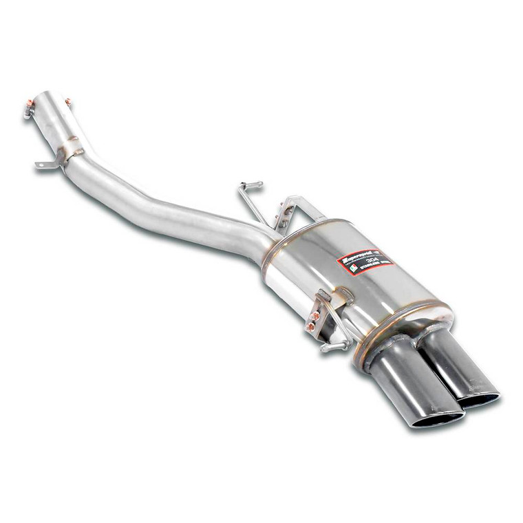Supersprint Rear exhaust Right 100x75 "Gun Metal Grey" - 986447