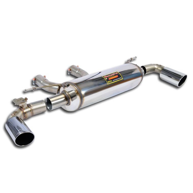 Supersprint Rear exhaust Right O100 - Left O100 with valve - 984244