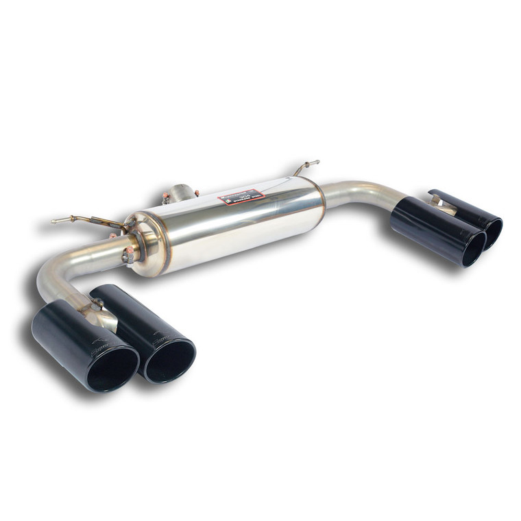 Supersprint Rear exhaust OO80 Right + OO80 Left "Gun Metal Grey" - 989346